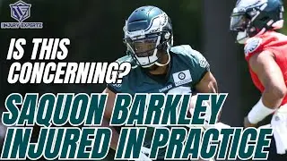 Saquon Barkley Left Practice Early - Should You Be Concerned?