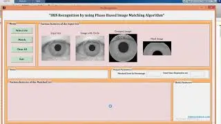 MATLAB code of Iris recognition using phase based Image Matching Algorithm