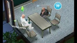 Andrew Tate and Walter White have a conversation while sitting at a table