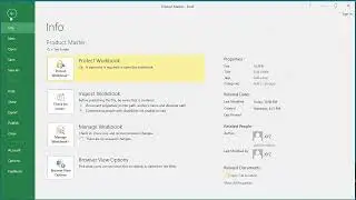 How to Remove Password protection for a Spreadsheet in Excel 2016