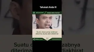 Dosa yang Azabnya di Dunia & Akhirat I UAS #shorts #ustadzabdulsomad #ceramahsingkat #motivasidiri