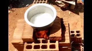 DIY Brick Rocket Stove Build