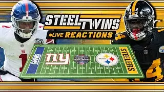 Steelers vs Giants Week 8 MNF LIVE REACTIONS & WATCH PARTY #Steelers #Giants #nflfootball