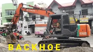 BACKHOE WORK #backhoe #backhoeloader #constructionequipment