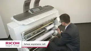 RICOH MP CW2201SP CW2200SP. Замена бумаги