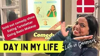 A day in my LIFE in DENMARK | Sold Out Comedy Show #kritiprajapati