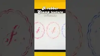 How To Create A Rubber Stamp Texture in Procreate 🧏‍♀️💫 