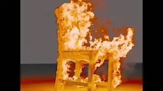 Chaosgroup PhoenixFD - Burning Chair