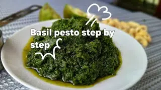 Basil pesto step by step | Selin Georgex