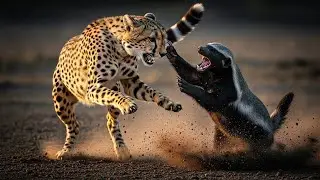Cheetah vs Honey Badger – Speed vs Fearlessness | Who Wins This Wild Fight?