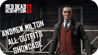 All Agent Milton Outfits Showcase RDR2 Andrew Milton Model Clothing [RDR2 Outfit Changer]