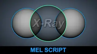 Xray Selected Objects in Maya