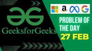 Geeks For Geeks | POTD-27 | Feb | Play With OR