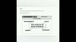 A2 Sprechen Goethe Zertifikat #lerndeutsch #learngerman #goethezertifikat