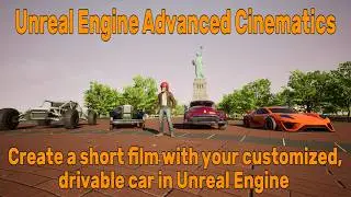 UE 5.6 Advanced Cinematics - Chap. 3 - Customize any car using UE Vehicle Tempate - Ep. 2 The Short