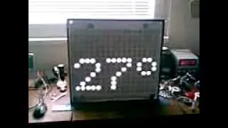 Word Clock - 7x5 font test
