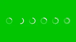 Loading Circle Animation Assets | Green Screen | 4K | 60FPS | Free Download