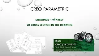 Creo 5 Výkresy Rezy a prierezy vo výkresoch