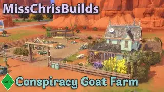 🐐Conspiracy Goat Farm👽 // Sims 4 Speed Build
