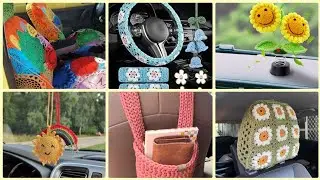 Crochet car accessories||crochet articles
