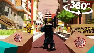 Quarantine in 360° - Minecraft Animation [VR] 4K Video