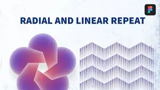 Radial and Linear Repeat | Graphic Design | Figma Tutorial