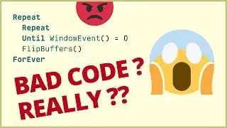 Why using a double repeat loop for windowed screen applications?