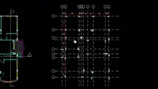 Drawing Column Axis Using Autocad Starting From Architectural Plan