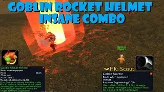 Goblin Rocket Helmet INSANE Combo [Killing Horde Naked] [8k Damage]