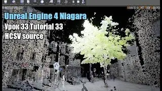 Unreal Engine 4 Niagara 
Урок 33 Tutorial 33 
HCSV source