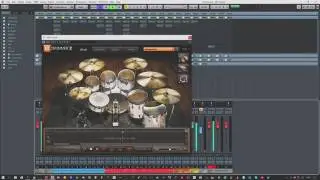 Toontrack EZDrummer 2 // Basic modern drums kit mixing preview | Develop Device