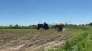 Spraying Our Corn!