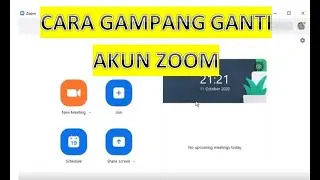 CARA GAMPANG GANTI AKUN ZOOM