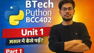 Python Aktu | Python Programming Aktu One Shot | Unit-1 | semester exam| 