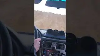 Subaru Forester climbing a steep sand dune and drifting! 