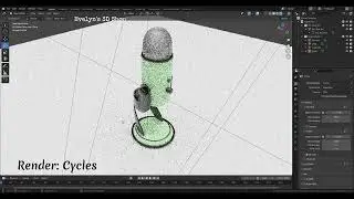 Blue Yeti Microphone 3D Model (Blender Showcase)
