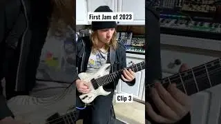 First Jam of 2023 clip 3 | #shorts #guitar #guitarist #guitarsolo #beats #beat