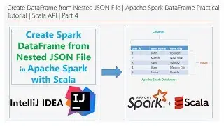 Create DataFrame from Nested JSON | Spark DataFrame Practical | Scala API | Part 4 | DM | DataMaking