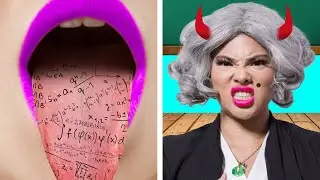 Bad Teacher is My Stepmom?! Funny School Situations & Parenting Hacks by Crafty Hacks
