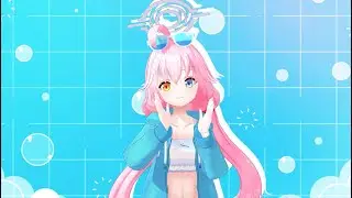 【Blue Archive/MMD】小鳥遊ホシノSwimsuit Hoshino - doodle  - MMD Model Download