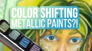 COLORSHIFTING PAINTS!? | Finetec Chamelon METALLIC Paint First Impressions!