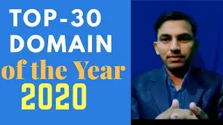 Top 30 Domain of the year 2020