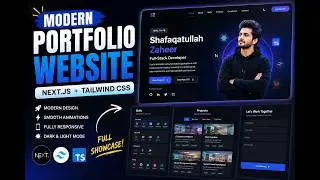 Creating the complete Portfolio website with single prompt