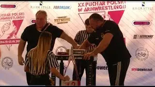 XX Puchar Polski w  Armwrestlingu Masters +100