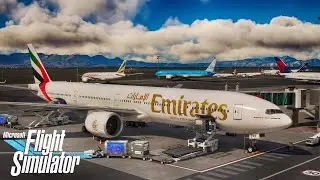 Dubai to Cape Town Full Flight | Emirates Boeing 777-300ER | MSFS 2020 Ultra Realistic 4K Flight.