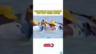 Ukrainian boat drown but not their hopes  #fearless #standwithukraine #ukraine #drowing #race #hope