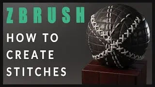 ZBrush Quick Tip Series: CREATING STITCHES IN ZBRUSH!!!