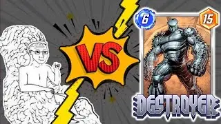 WHEN you  PLAY DESTROYER without THINKING - Marvel Snap meme