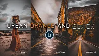 How to edit Urban Orange and Black | Free Lightroom mobile | Sinhala Editing Tutorial |