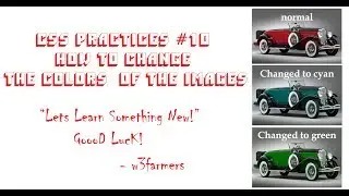 CSS Practices #10 - How To change Colors of the images Using CSS